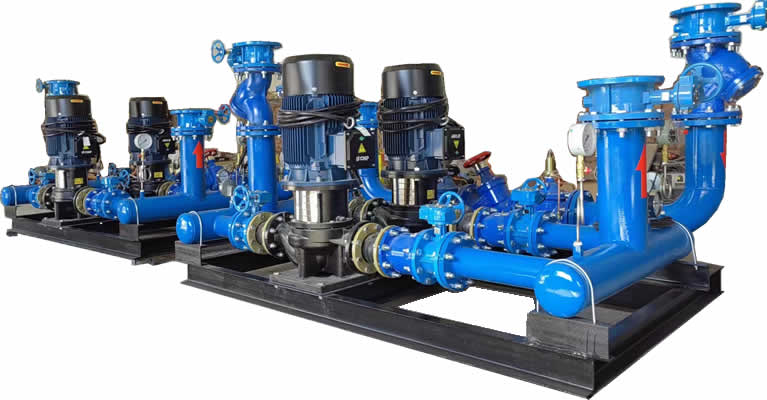 高低層直聯(lián)供熱機(jī)組圖片