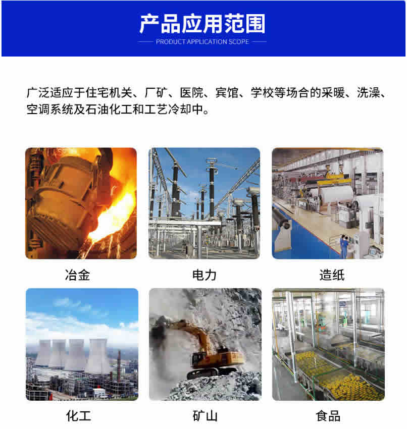 換熱機(jī)組應(yīng)用范圍